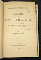 1930 Memoires Du General Changarnier Hardcover Boo