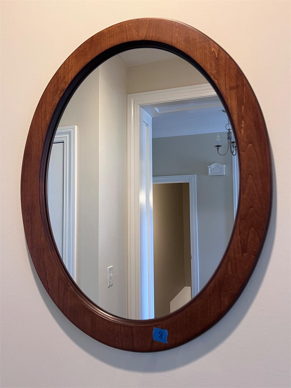 Cherry Round Hanging Mirror
