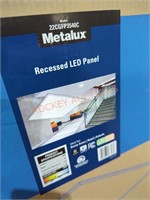 Metalux recessed led panel 2' x 2'