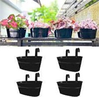 Baoswi 3 Pack Metal Iron Hanging Flower Pots for