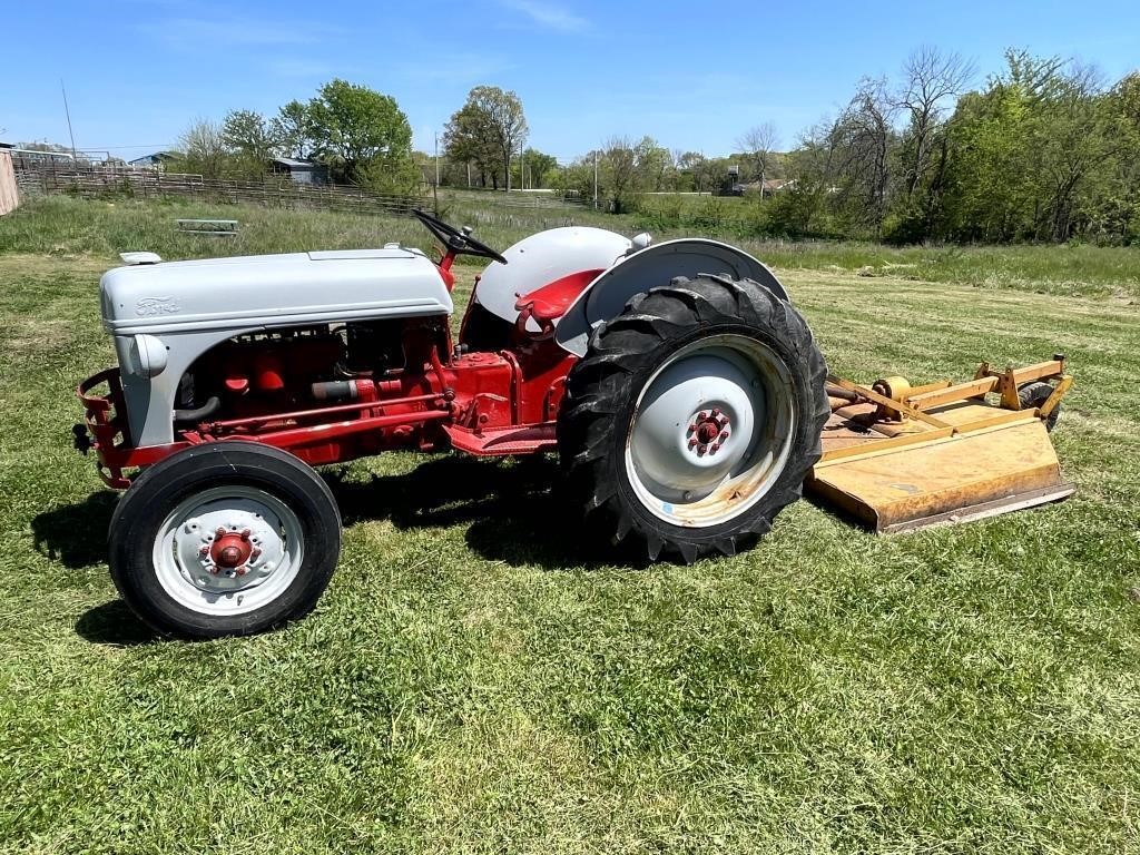 Ford 8N Tractor and 6' Brush Hog