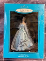 NIB Hallmark Barbie 2001 Keepsake Ornament