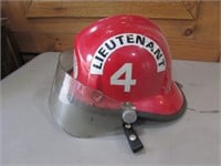 Lieutenant firemans helmet