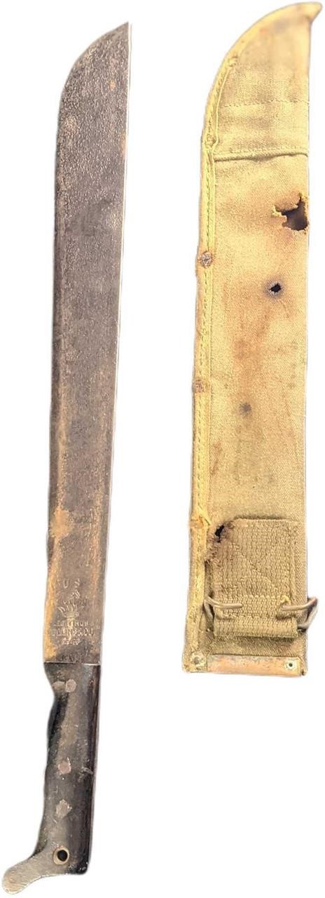 1945 U.S. Legitimus Collins & Co. Machete w/ Fabri