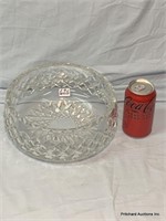 Heavy Crystal Bowl Made In Russia