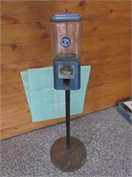 old bubblegum machine w/stand