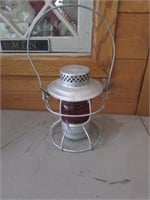 handlan RR lantern w/red globe