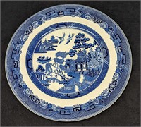Vintage Johnson Bros England Blue Willow Plate B