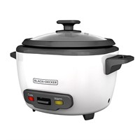 BLACK+DECKER 2-in-1 Rice Cooker and Food Steamer,