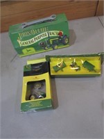 tiny john deere toys & lunchbox