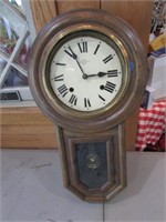 oak wall clock