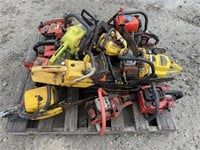 Assorted Chainsaws & Parts