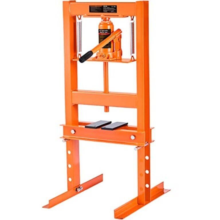 VEVOR Hydraulic Shop Press, 6 Ton H-Frame