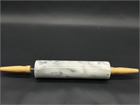 Marble 
Rolling Pin w/ Wooden Handles