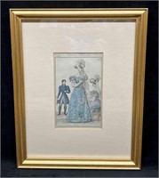 Framed Print Costumes Parisions 1826 (47)