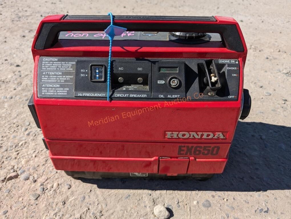Honda EX650 Generator, Non-Operable