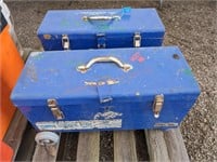 2- Orcon Tool Boxes w/ Carpet Tools