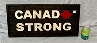 Canada Strong Wooden Sign