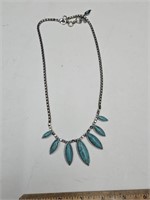Very Pretty Turquoise Necklace 18"