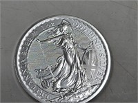 2022 1 Oz Silver Brittania Round