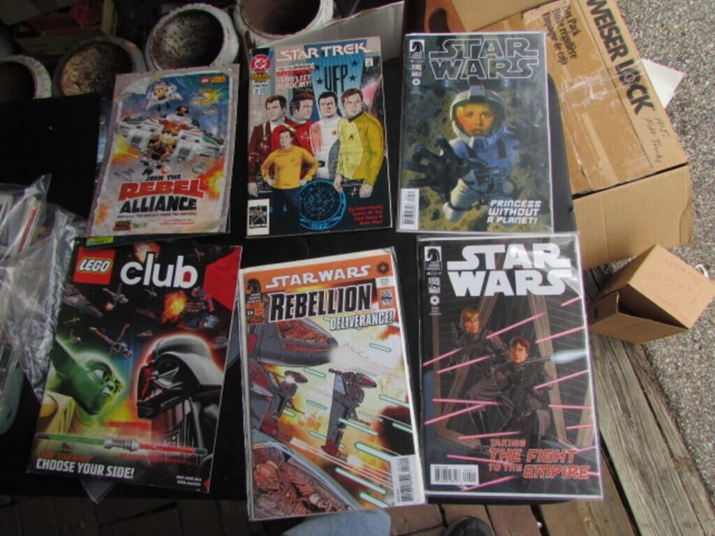 comic books incl:star wars