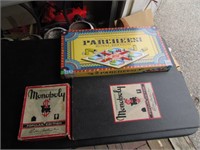 board game & old monopoly game