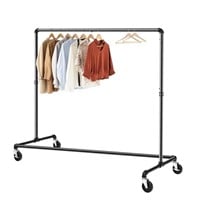 Greenstell Garment Rack, 59" Z Base Clothes Rail