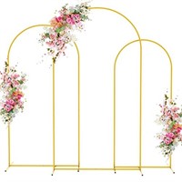 Wokceer Wedding Arch Backdrop Stand 7.2FT, 6.6FT,