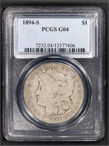 1894-S $1 Morgan Dollar PCGS G04