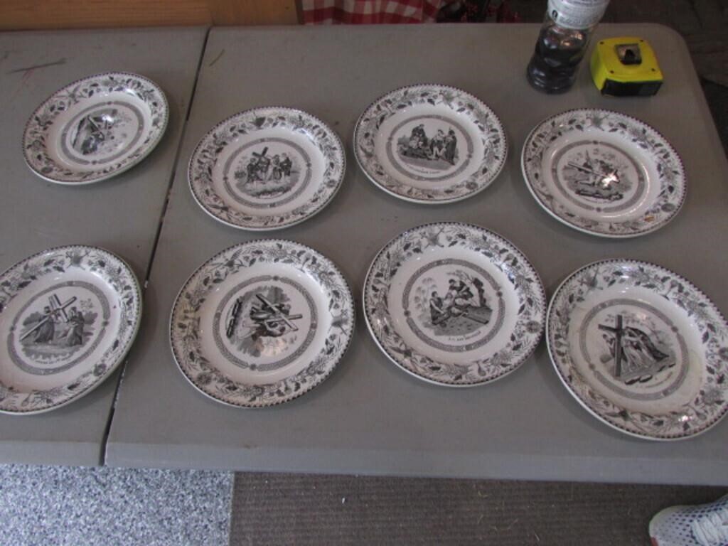 8 collector religious plates