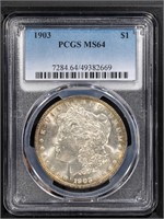 1903 $1 Morgan Dollar PCGS MS64
