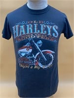 Vintage 3D Emblem “Old Harleys…” M Shirt