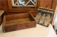 old bottle crate & wood house pc