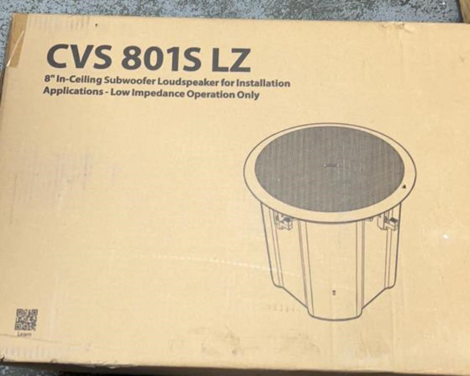 New 8in in-ceiling subwoofer loud speakers for