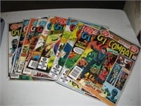 Lot of Vintage DC G.I. Combat Comic Books