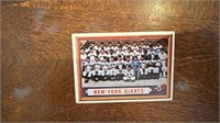 1957 TOPPS New York Giants team card
