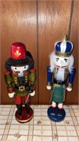 Nutcrackers - variety - 15 inches h. - lot of 2