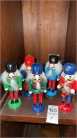 Nutcrackers - miniatures- variety - lot of 5