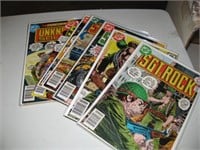 Lot of Vintage DC Sgt Rock & Unknown Soldier