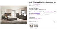 CM6800 Chelsey 4 Piece Full Size Bedroom Set