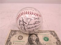 Autographed 1980s Milwaukee Brewers Baseball