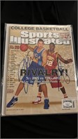 Kevin Love O.J. Mayo dual signed sports illustrate