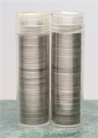 1945-P,D Jefferson Nickels - Wartime Silver (80)