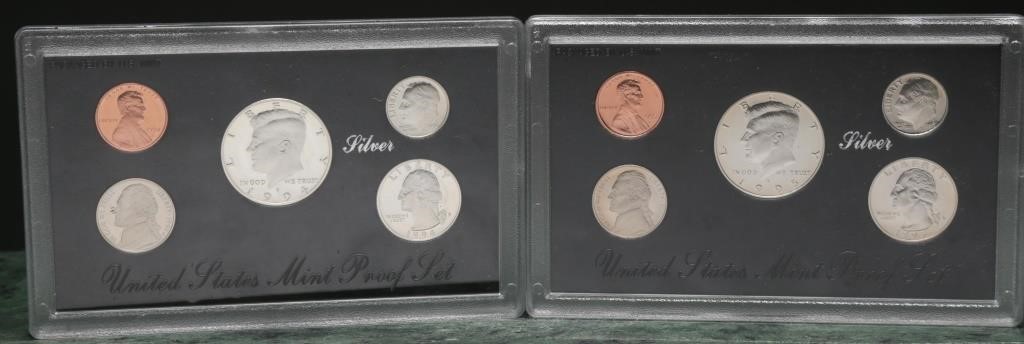 1994, 95 US Mint 5 Coin Silver Proof Sets (2)