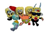 Lot of SpongeBob SquarePants Ty Beanie Babies