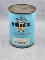 Vintage Buick "Special Buick Oil" 1 qt. Metal