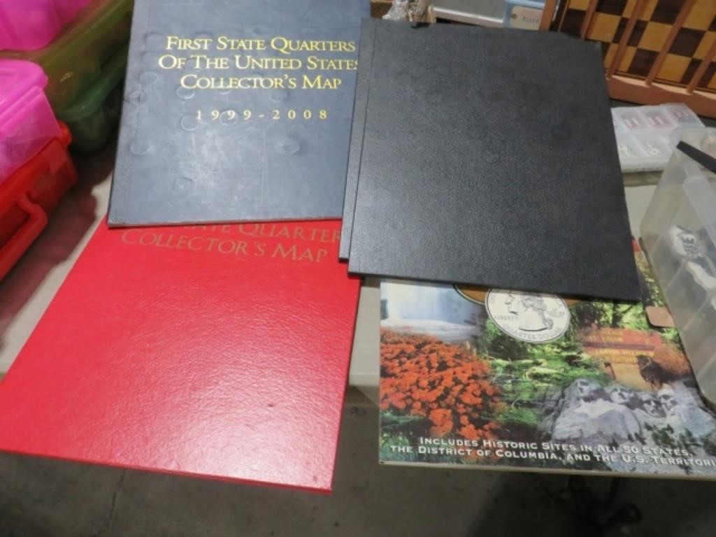 STATE QUARTERS, NATION PARK COIN BOOKS