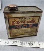 MoCo Quality E-Z-To-Use Wax Polish tin, Marshall