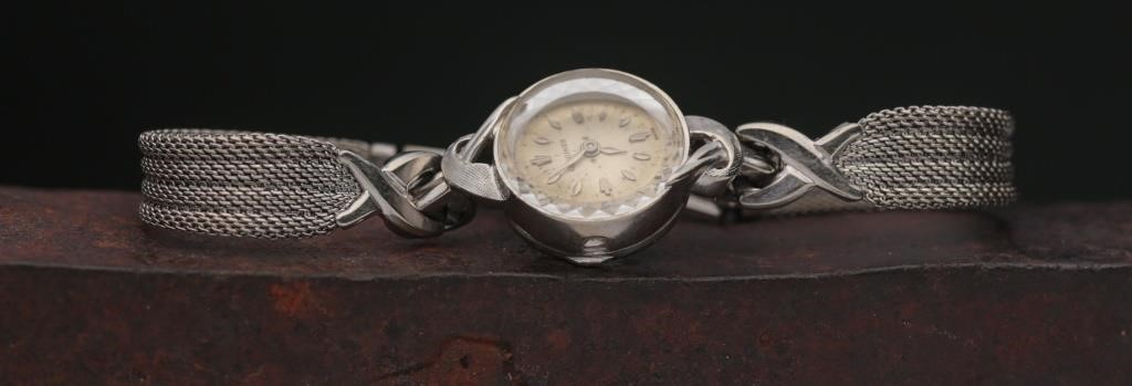 14K White Gold Longines Vintage Watch - 4.86g