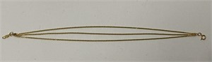 14k Gold 3 Strand Chain Bracelet
